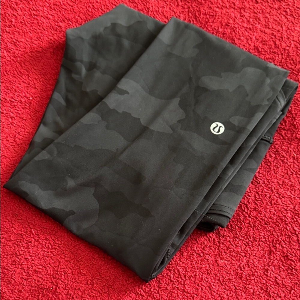 lululemon athletica Black Camo Leggings